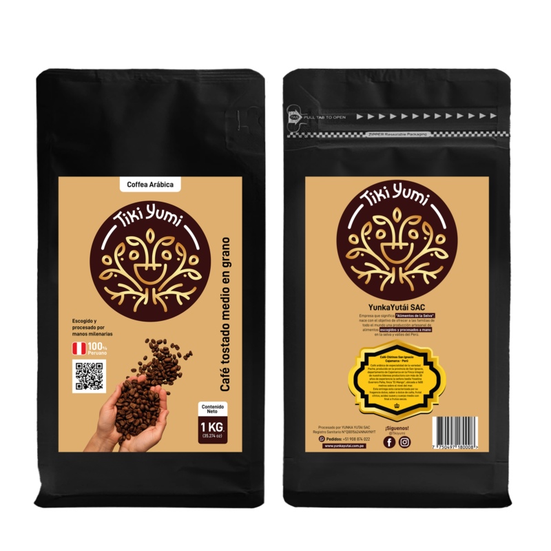 Café Tostado Medio en Grano 1KG