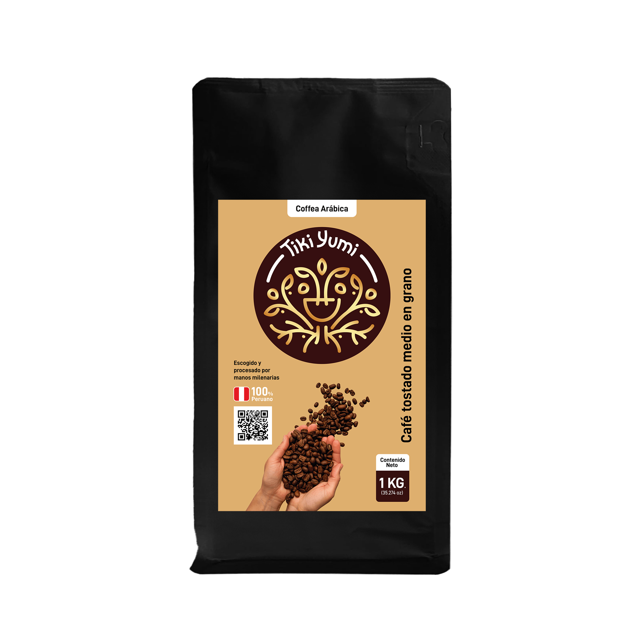 Café Tostado Medio en Grano 1KG