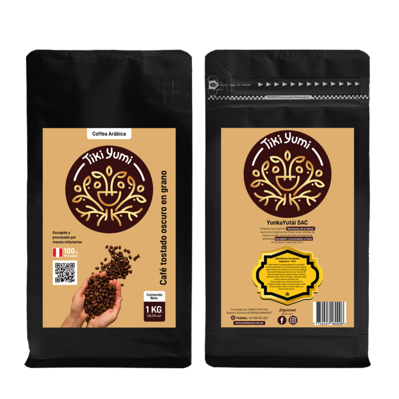 Café Tostado Oscuro en Grano 1KG