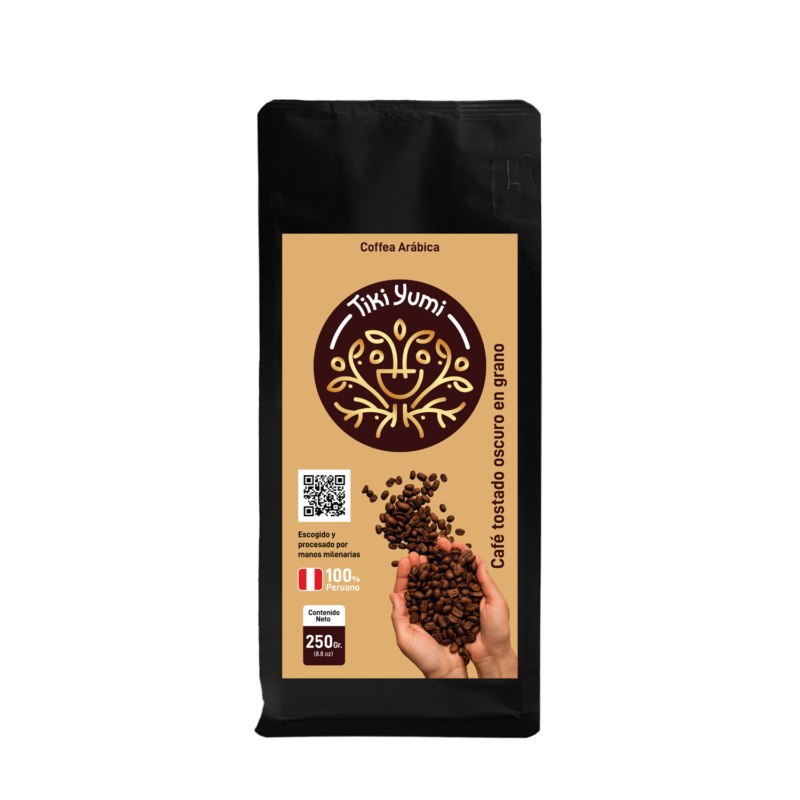 Café Tostado Oscuro en Grano